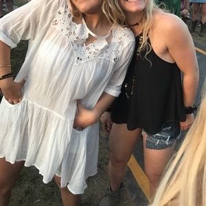 Free People White Tunic
